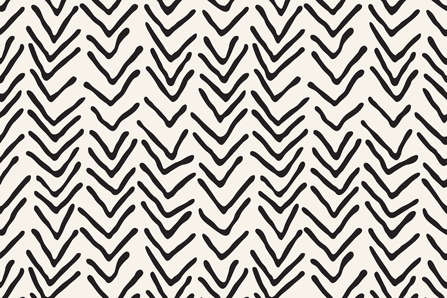 人字形图记无缝图案纹理 Chevron. Seamless Patterns Set v.2插图(1)