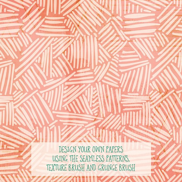 华丽手绘图案纹理集 Handmade Patterns and Textures插图(1)