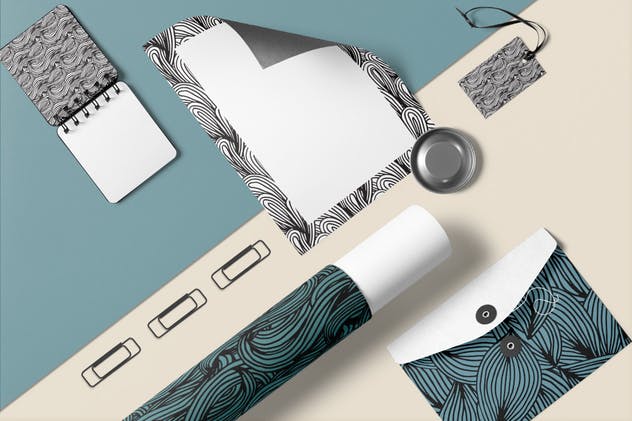 手绘涂鸦印花设计图案 Hand Drawn Doodle Patterns插图(2)