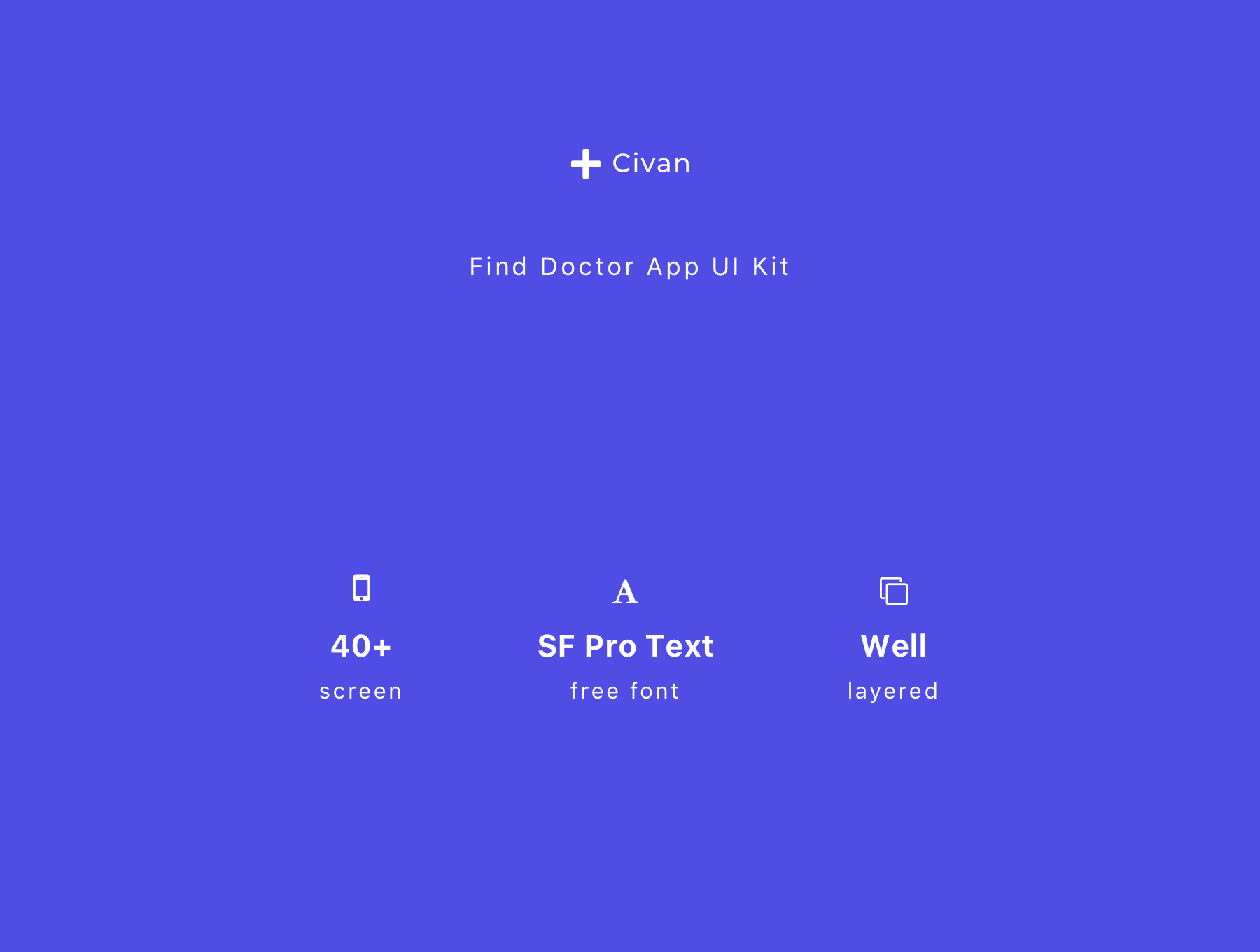 素材库下午茶：就医就诊APP UI KIT套装下载插图(5)