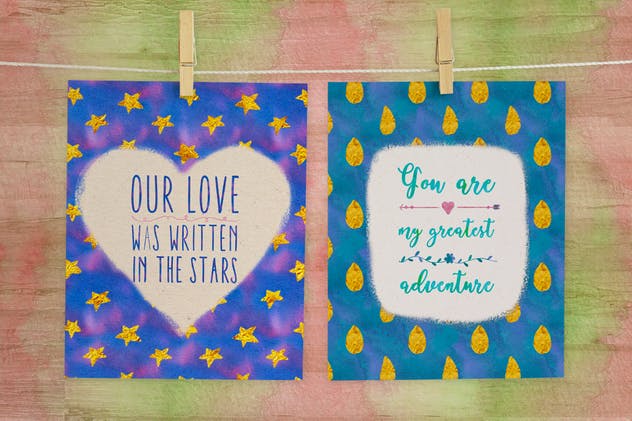 梦幻水彩设计套装 Watercolor Kit + Free Brushes插图(9)