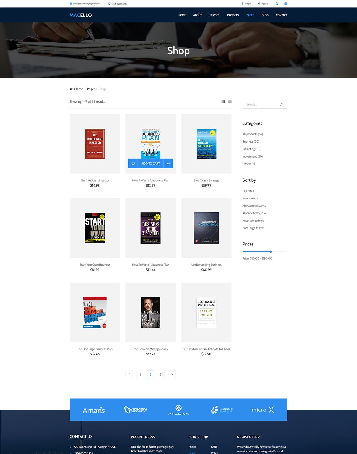 商业网站企业官网设计PSD模板 Macello | Business Psd Template插图(15)