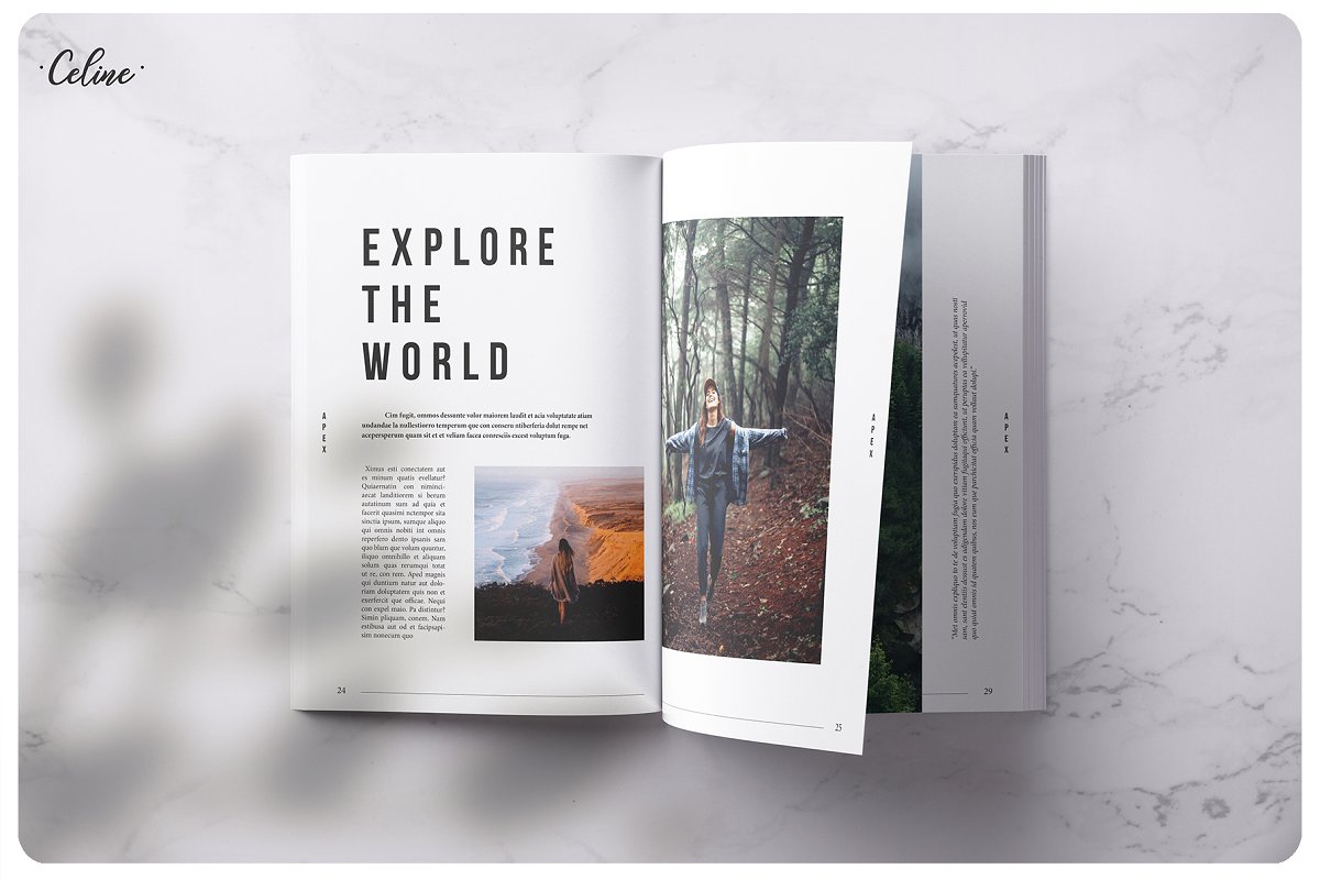 时尚旅游出行图册设计模板插图(3)