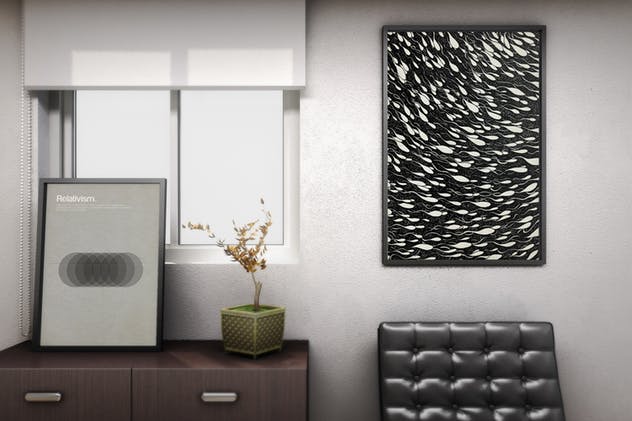 高级办公室场景画框样机模板 The Office MockUp插图(7)