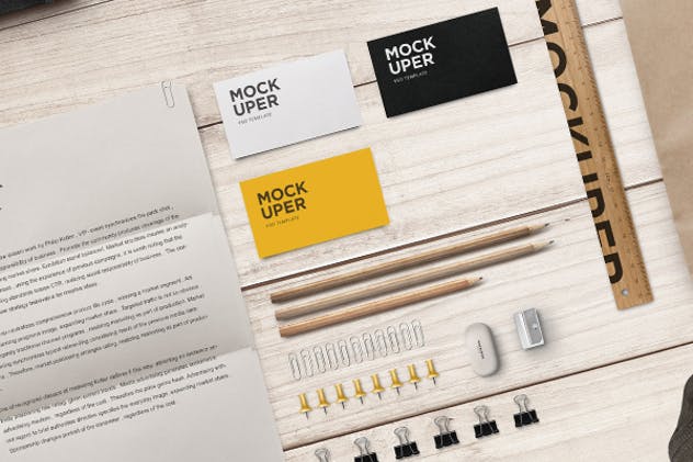 木制工艺品品牌等距场景样机 Brutal Wood Branding Mock-Up (PSD)插图(4)