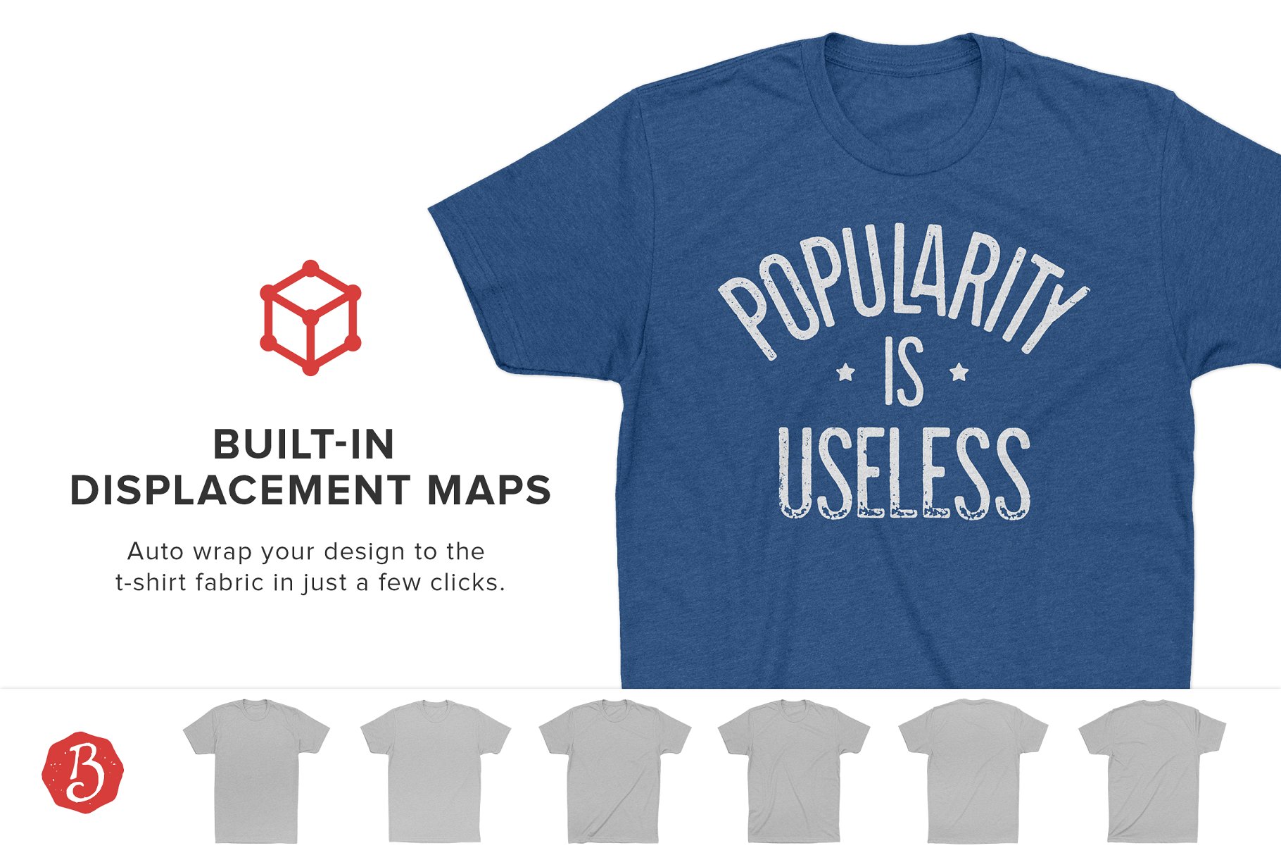 男士T恤样机模板 Next Level CVC 6210 Shirt Mockups插图(2)