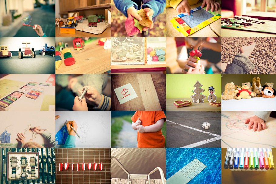 孩童时光高清照片素材 CHILDHOOD / Set 3 / 48x HiRes Images插图(1)