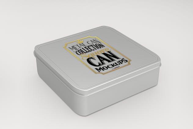 各类金属罐头样机模板合集 Metal Can Mockup Collection Vol. 1插图(7)