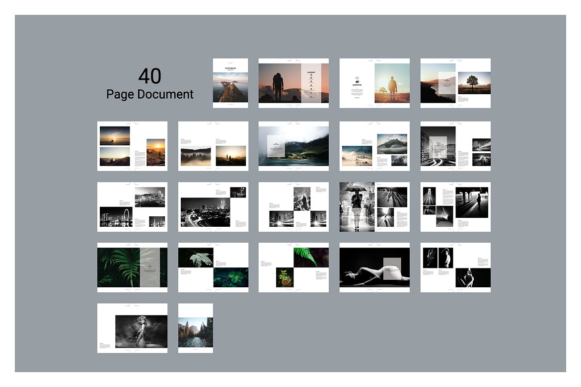 简约大图风格的专业的摄影主题杂志模板下载[indd]插图(4)