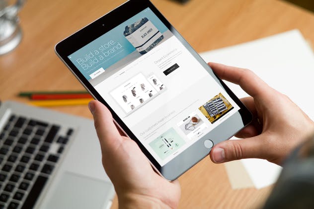 iPad平板电脑网站/APP设计展示样机模板 iPad Screen Mockup v3插图(7)