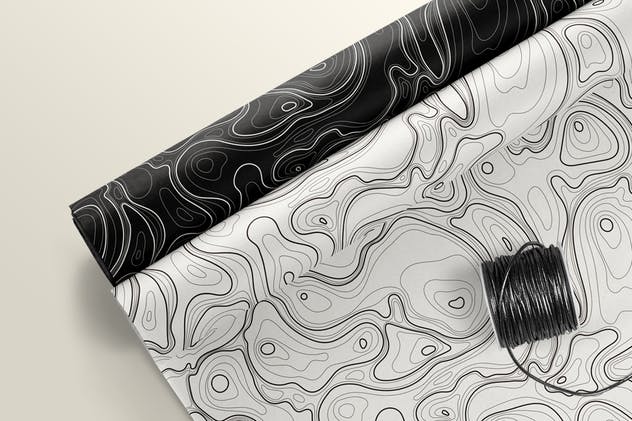 50抽象涂鸦无缝印花包装设计图案 50 Abstract Doodle Seamless Patterns插图(1)