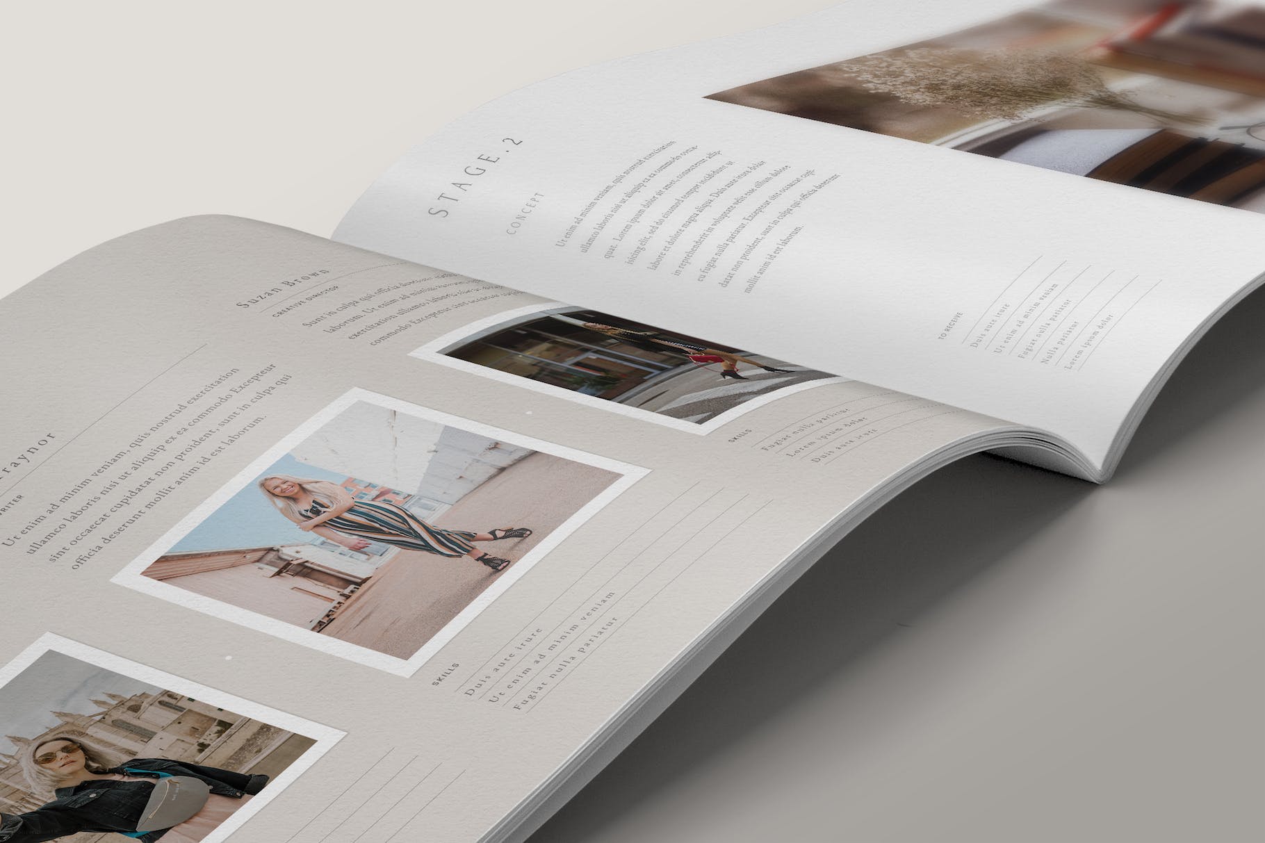 个人品牌形象塑造画册设计模板 Media Press Kit Template插图(3)