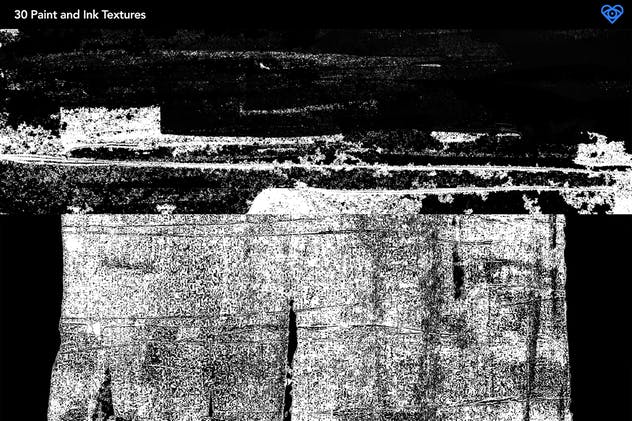 30款黑色油漆和墨水纹理 30 Black Paint and Ink Textures插图(5)