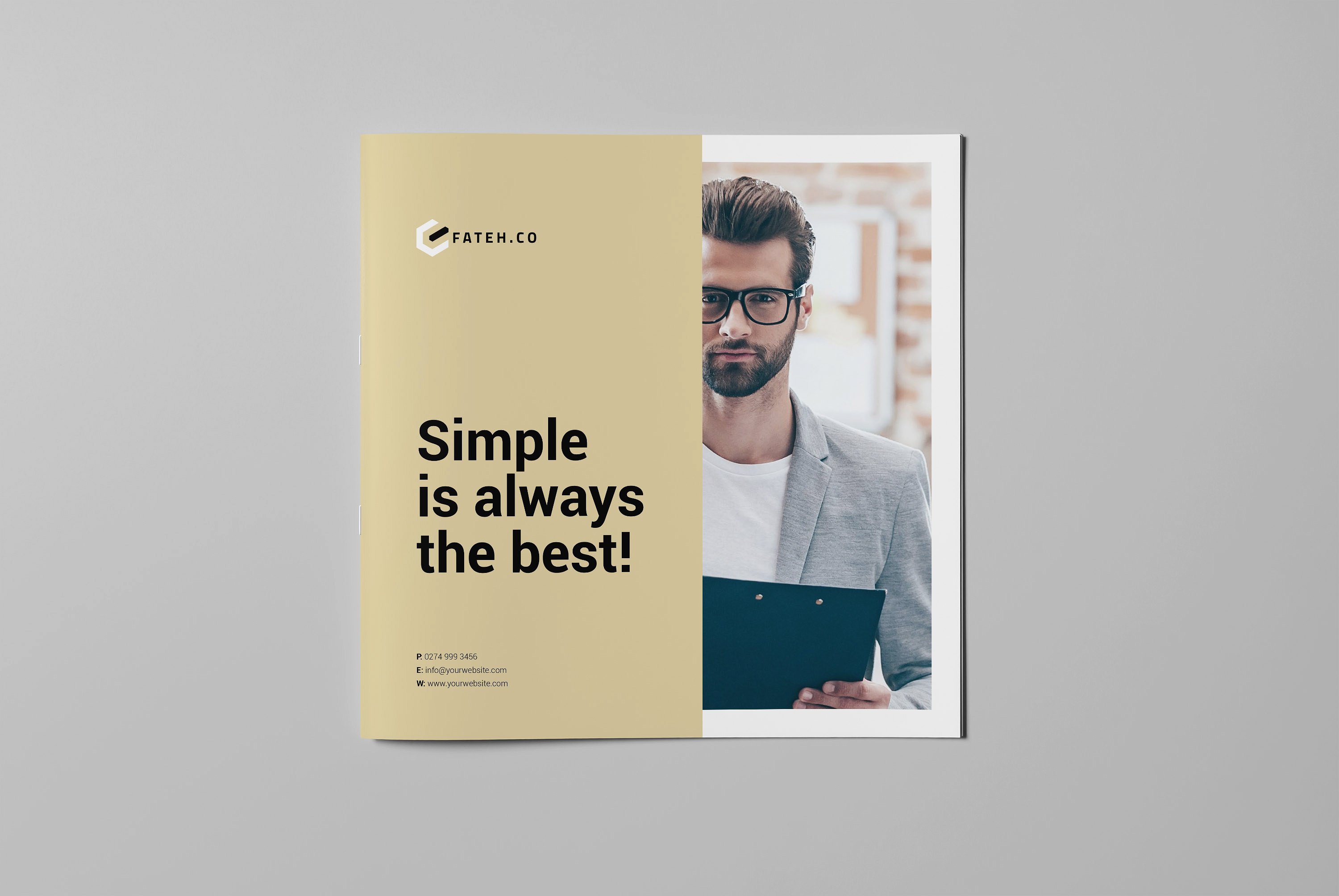 East Brochure–20页时尚简约的杂志模板下载[indd]插图