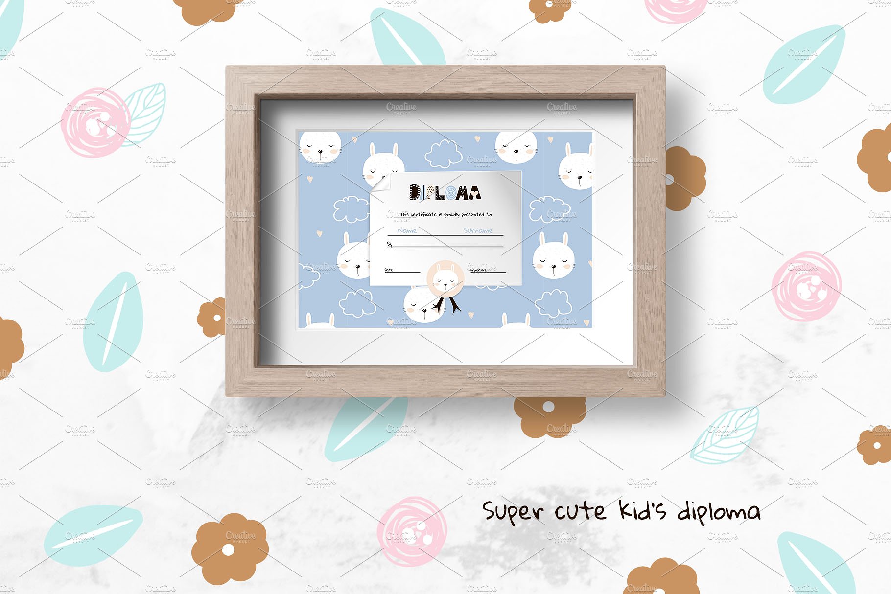 可爱柔和的手绘卡通动物矢量素材合辑下载[ai,eps,png,jpg]插图(2)