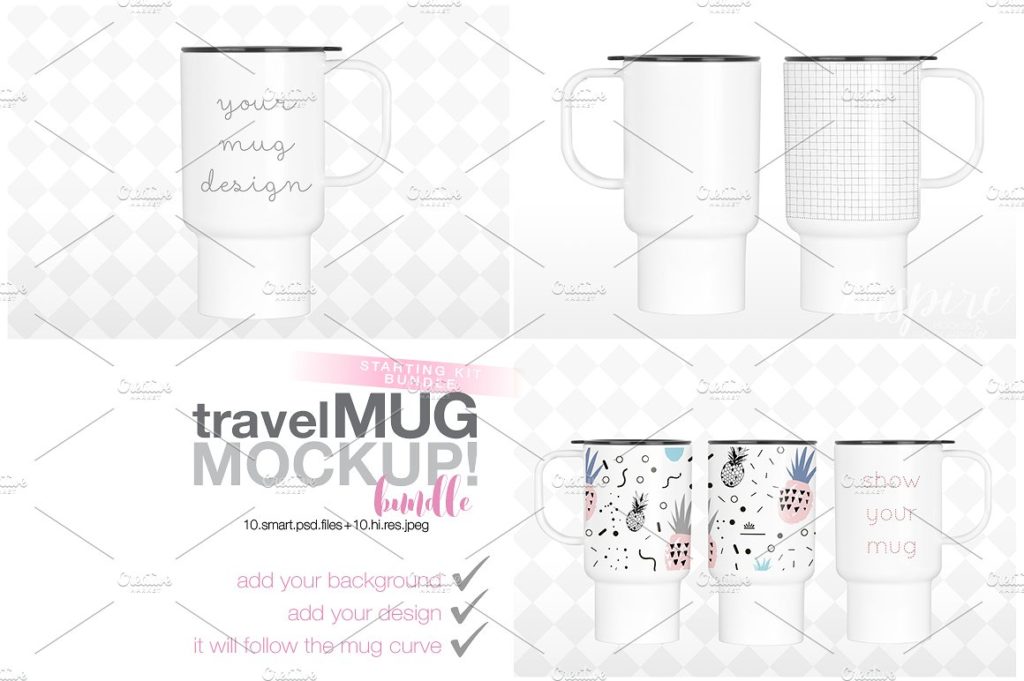 15款塑料旅行杯Mockups素材打包下载[psd,jpg]插图(1)
