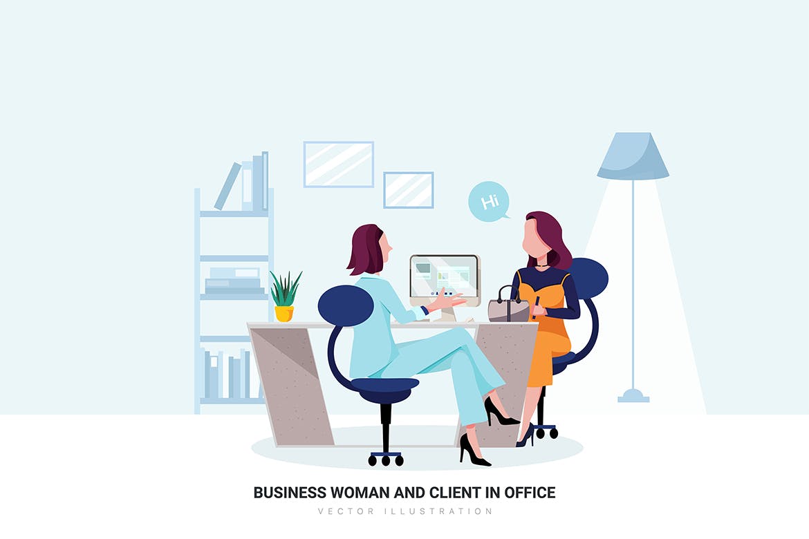 办公文化主题矢量插画素材包 Office Culture Vector Illustration Pack插图(6)