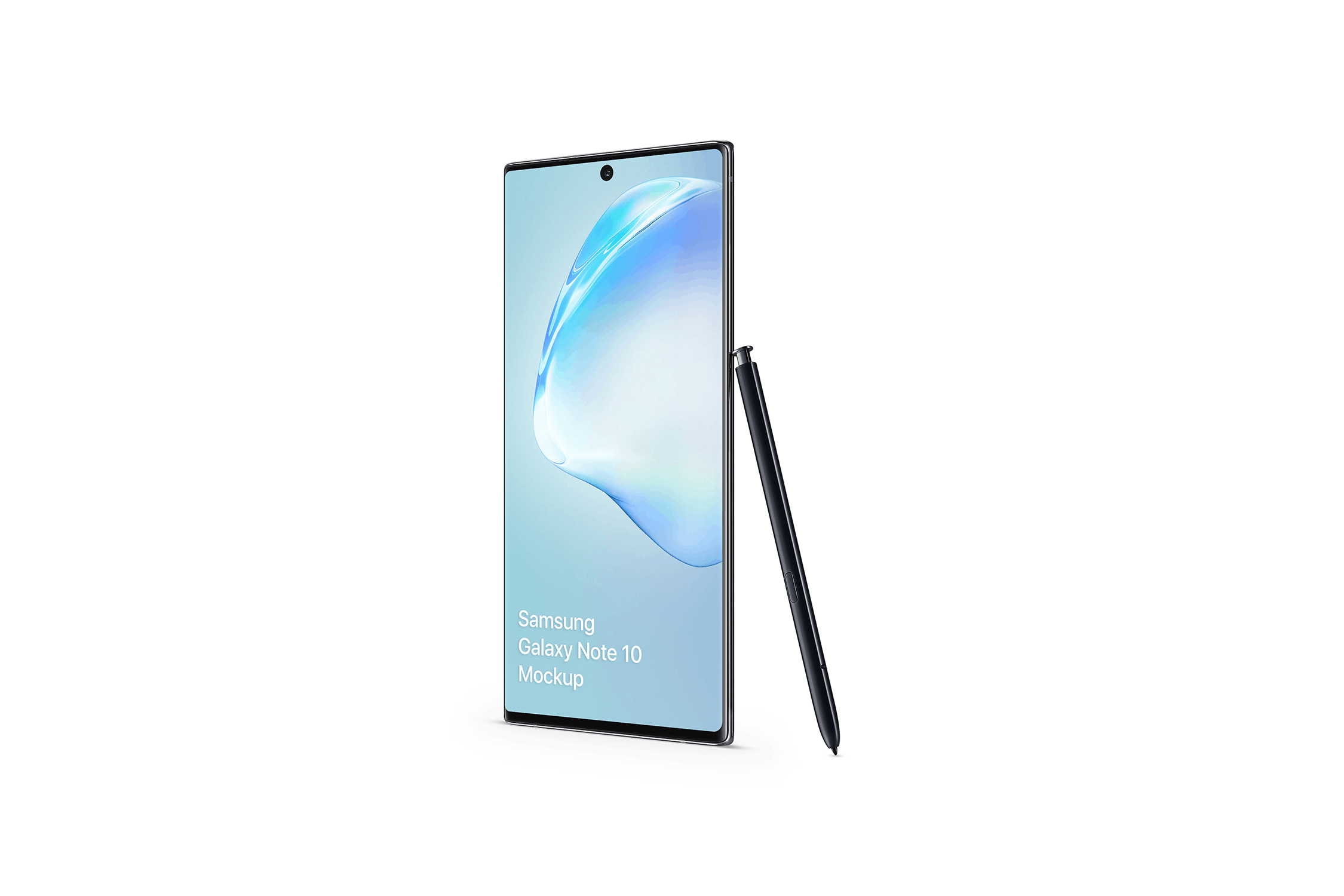 三星Galaxy Note 10手机样机模板 Samsung Galaxy Note 10 Mockup 1.0插图(5)