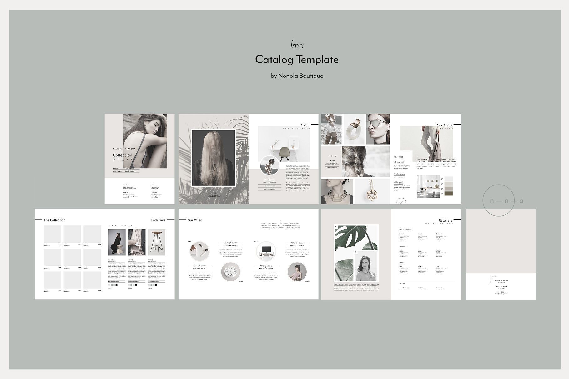 产品目录合集杂志模板 Catalog + Magazine PSD • Íma插图(5)