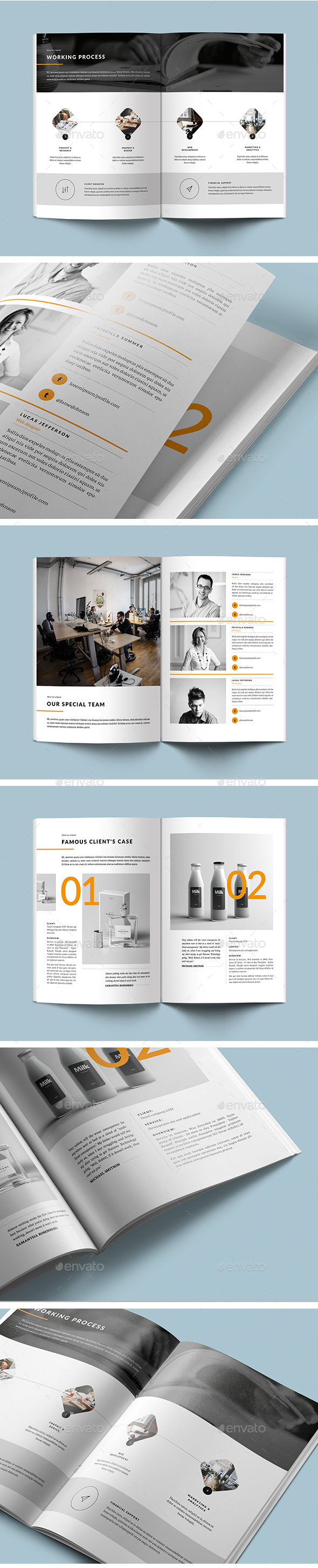 现代、专业、极简的杂志模板合辑下载 Proposal Bundle [indd]插图(10)