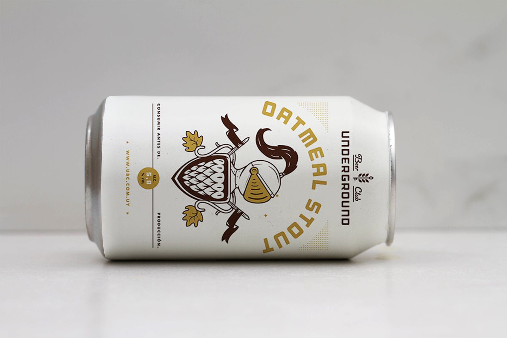 啤酒饮料易拉罐外观设计预览样机 Branding Can Mockup插图(2)