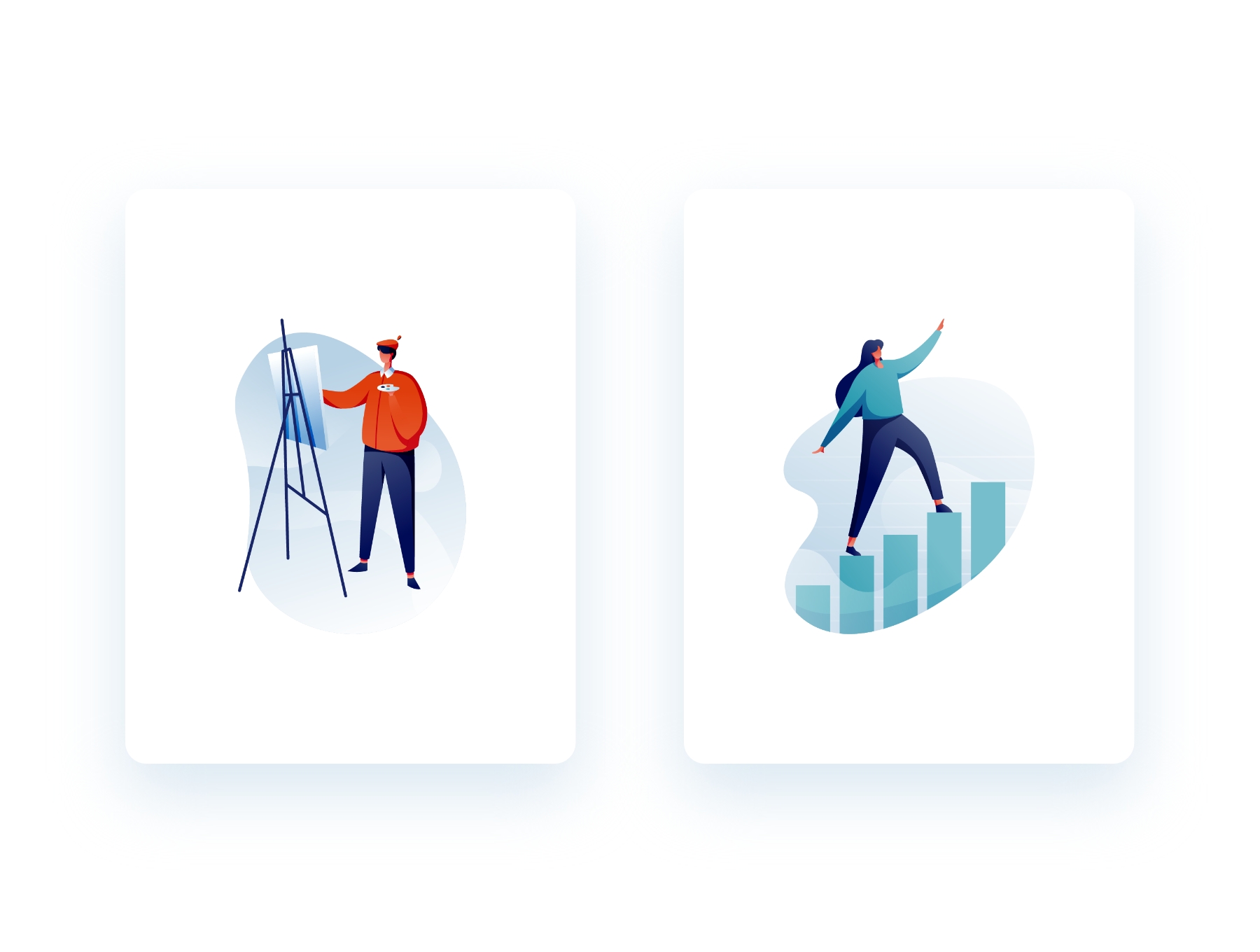 素材库下午茶：有创意的教育主题插画矢量素材下载[Ai]插图(3)