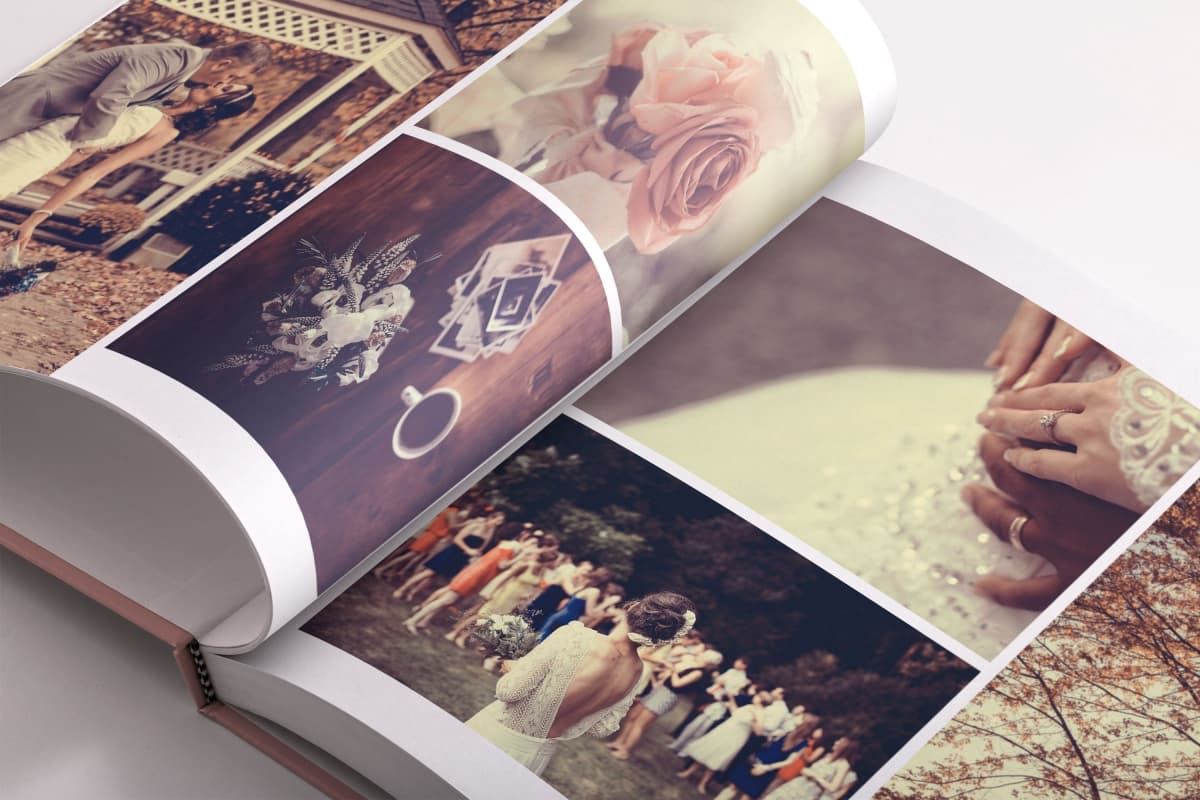 情人婚纱照画册模板 Love, Free InDesign Photo Album Template插图(4)