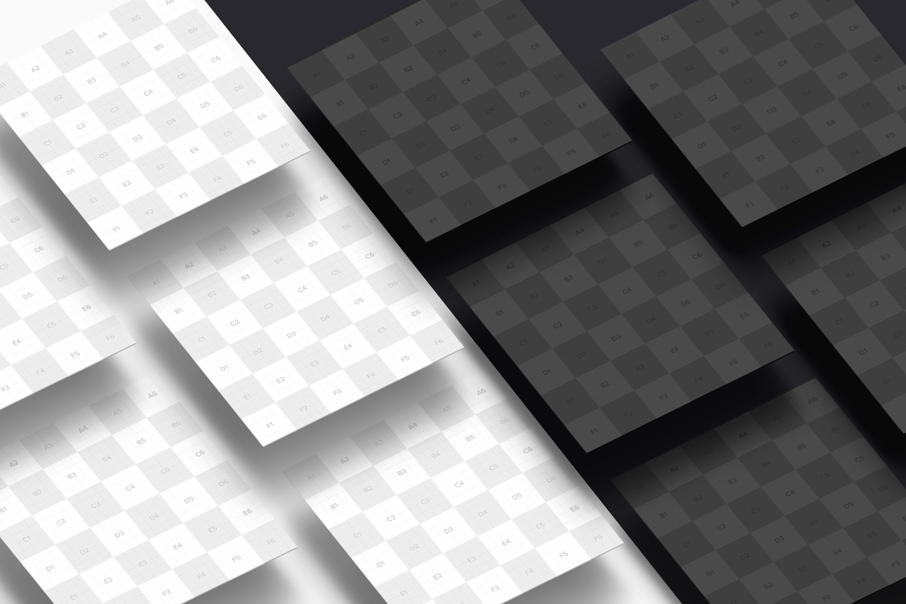 方形设计透视图样机模板01 Square Perspective Mockup 01插图(6)