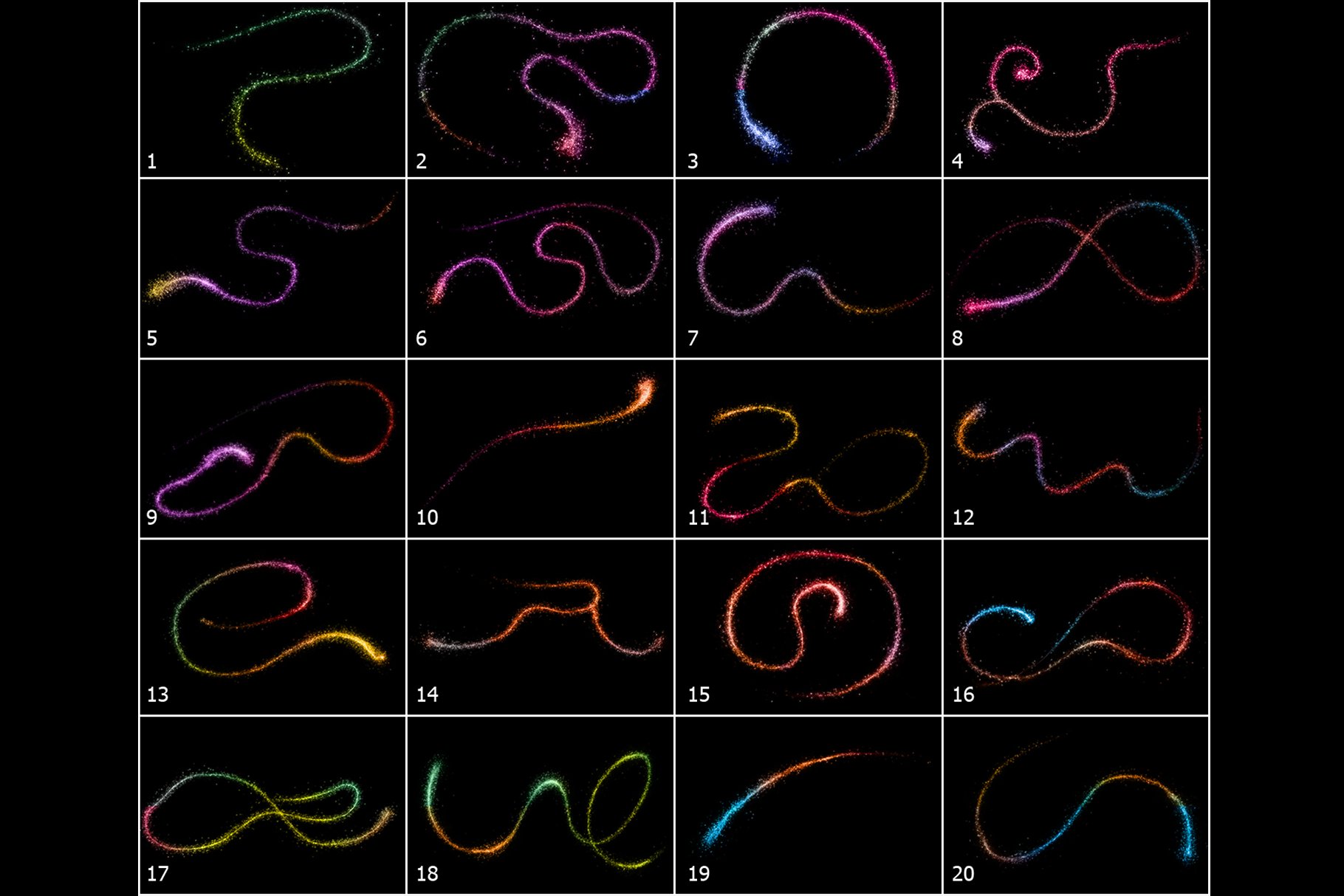 5K高分辨率创意梦幻闪粉叠层背景 5K Pixie Dust Overlays Color Edition插图(7)