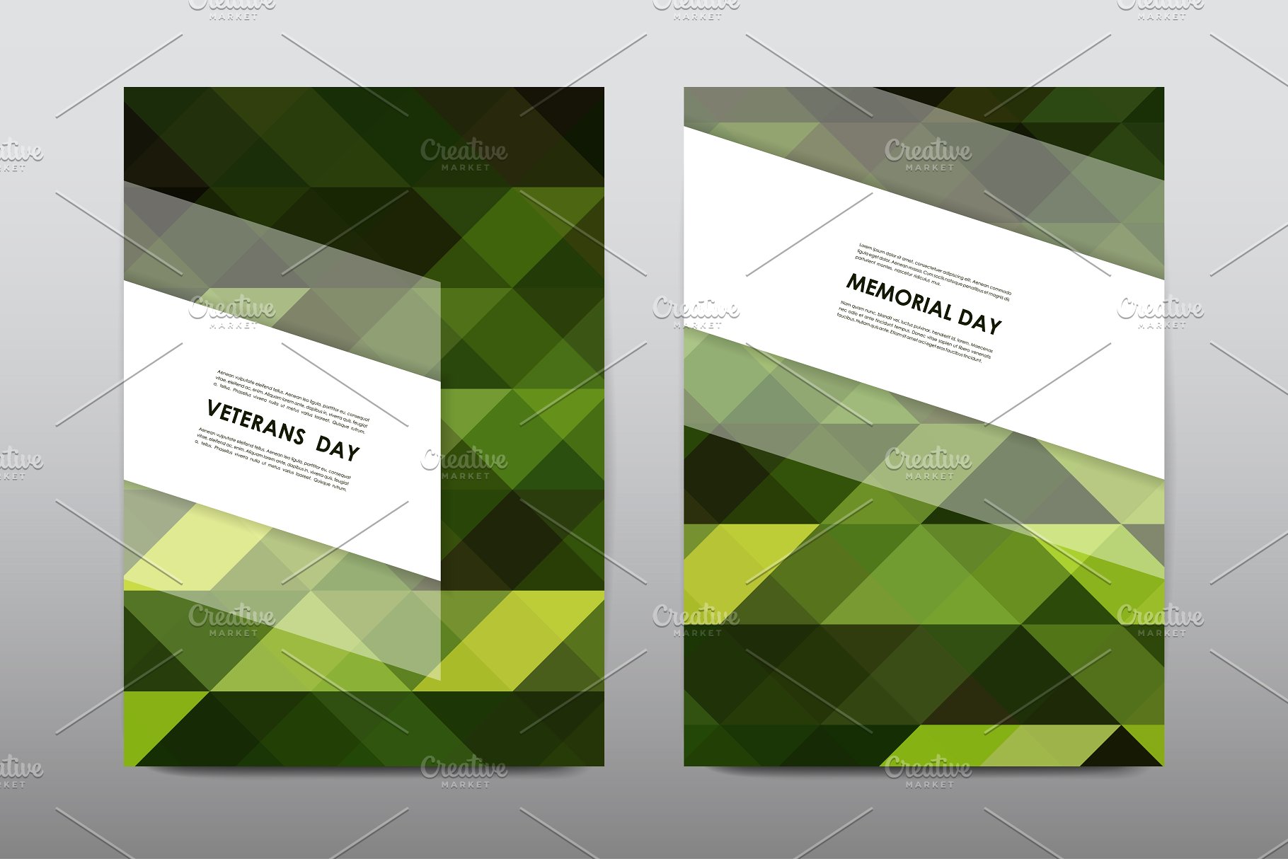 40+老兵节军人宣传小册模板 Veteran’s Day Brochures Bundle插图(33)