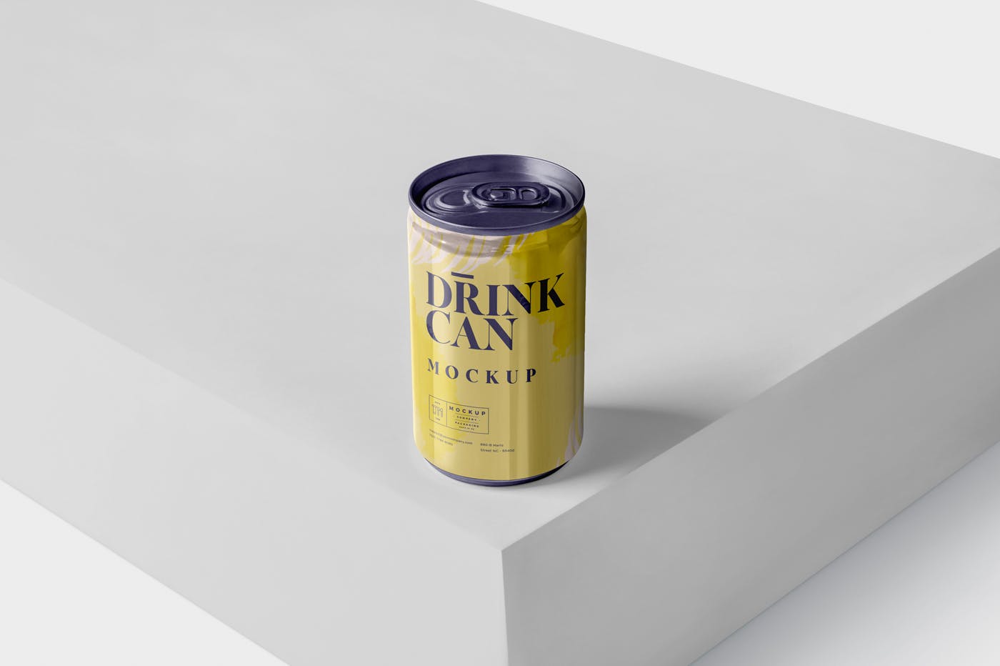 小型饮料易拉罐外观设计样机模板 Small Drink Can Mock-Up插图(2)