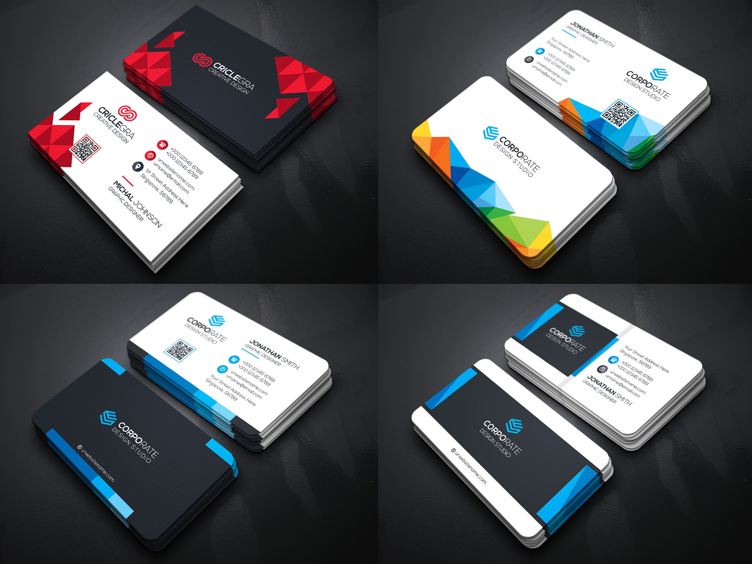 25个多用途的名片卡片邀请函设计模板插图(2)