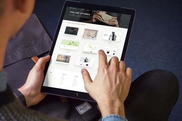 简约风办公桌场景iPad Pro平板电脑样机v2 IPad Pro Mockups V2插图(5)