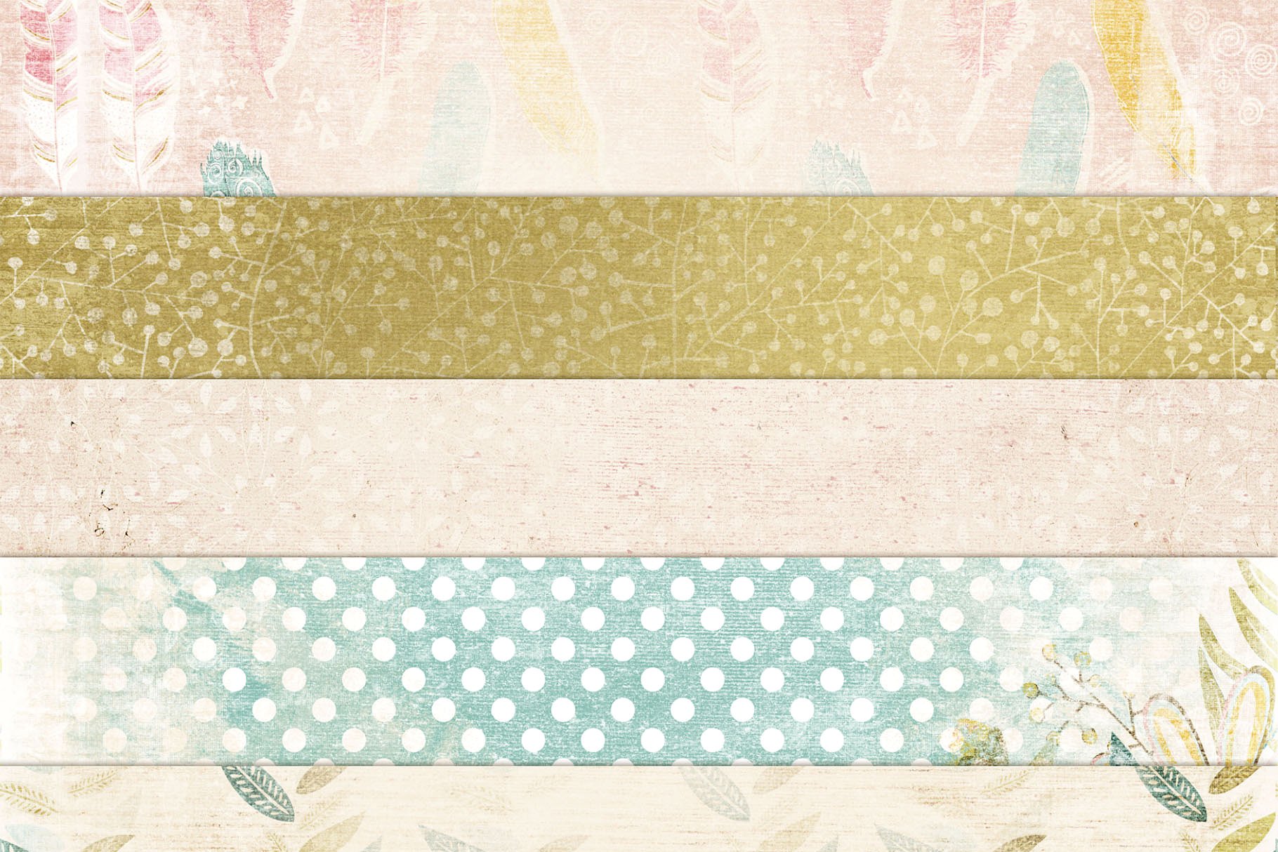 粉色褴褛别致的纹理背景 Pink Shabby Chic Textured Background插图(5)