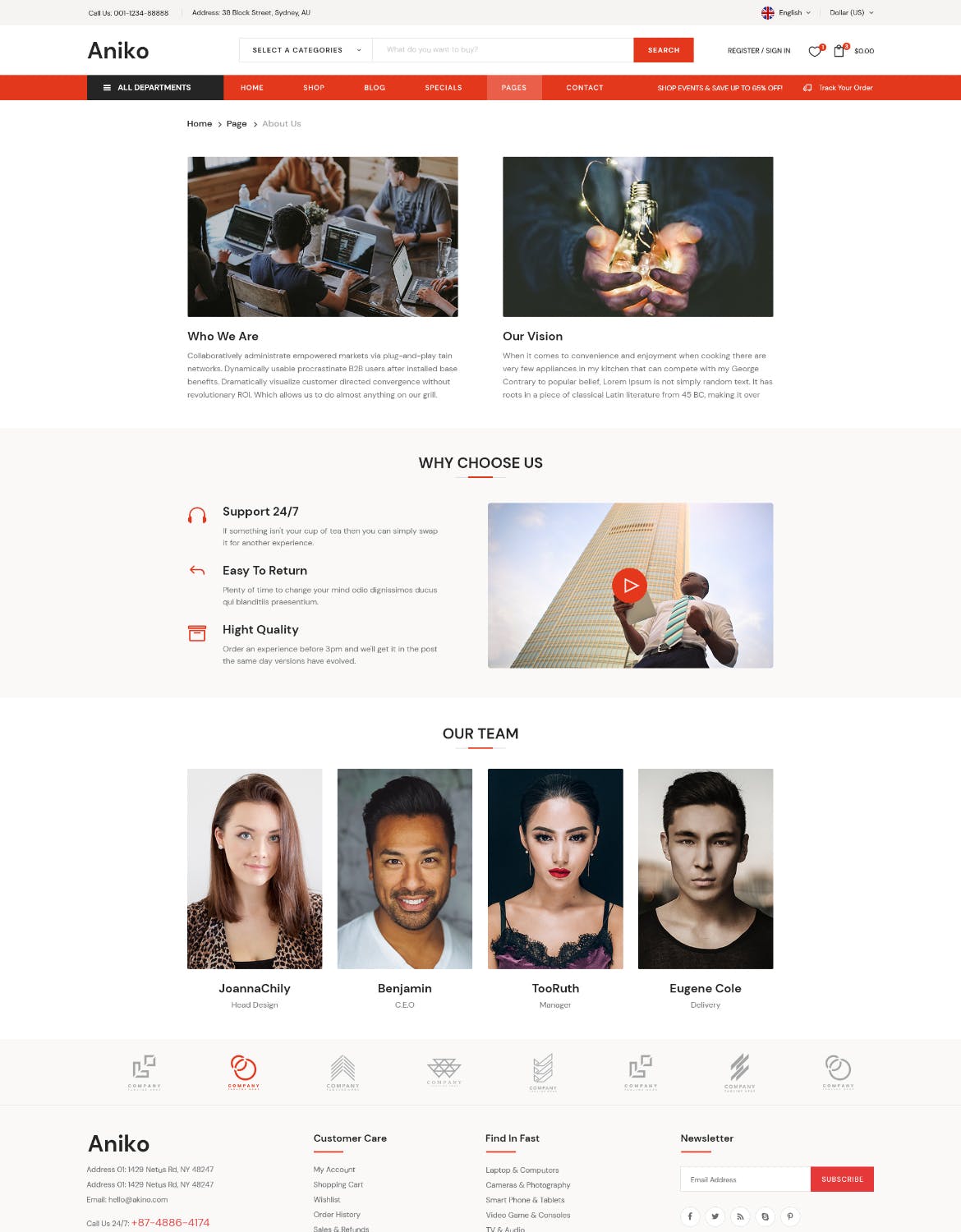 多用途数码电子网上商城设计PSD模板 Aniko | Multipurpose Electronics eCommerce PSD插图(15)