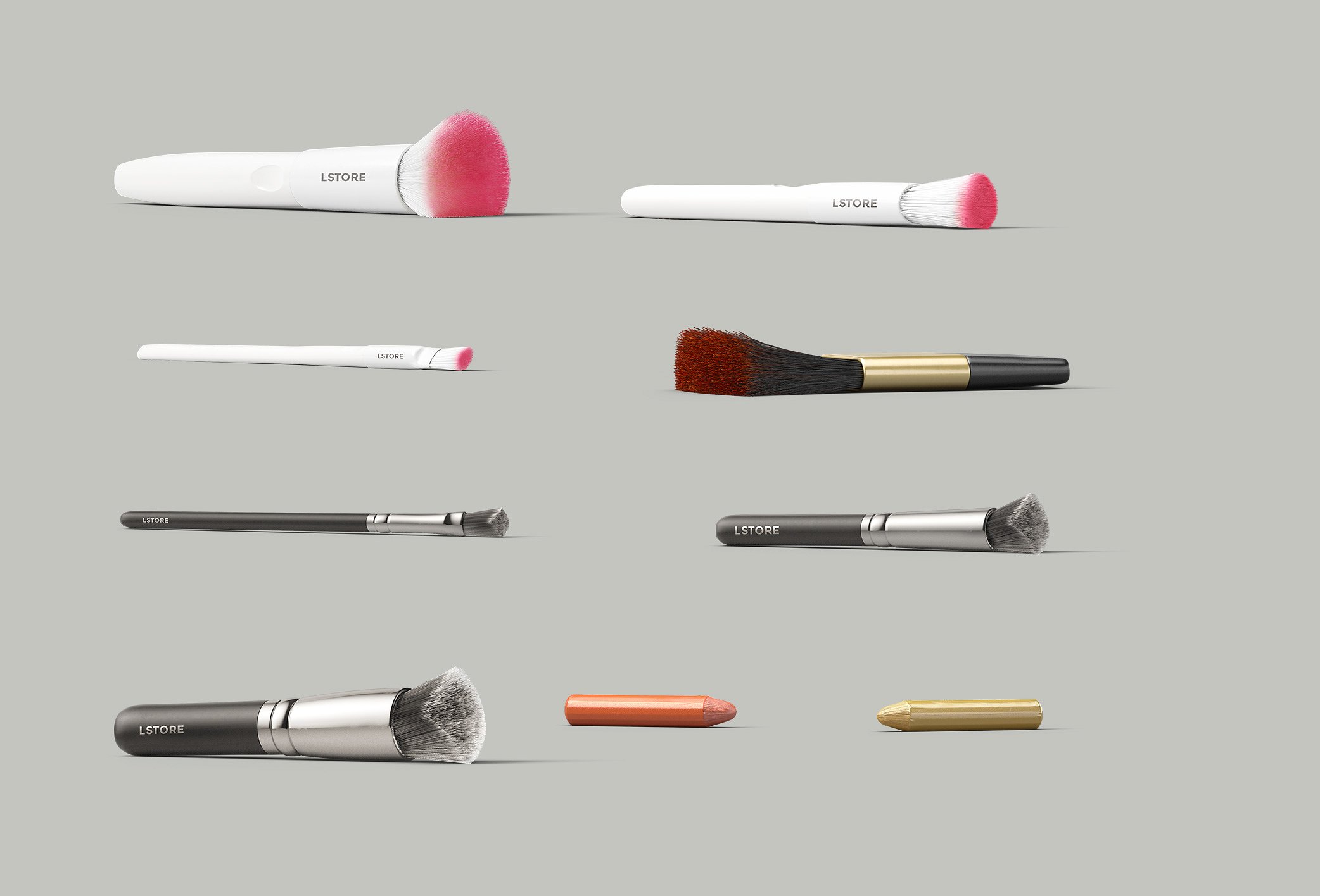 8.3GB超容量女性小物样机素材 Girly Stationery Mockup Creator（高清实物元素+场景样机）插图(35)