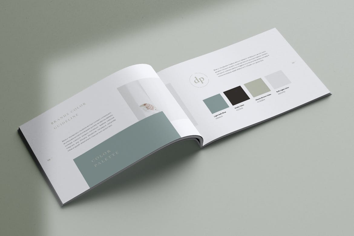 极简版式品牌VI手册设计模板 PAKEAN / Minimal Brand Guidelines插图(4)