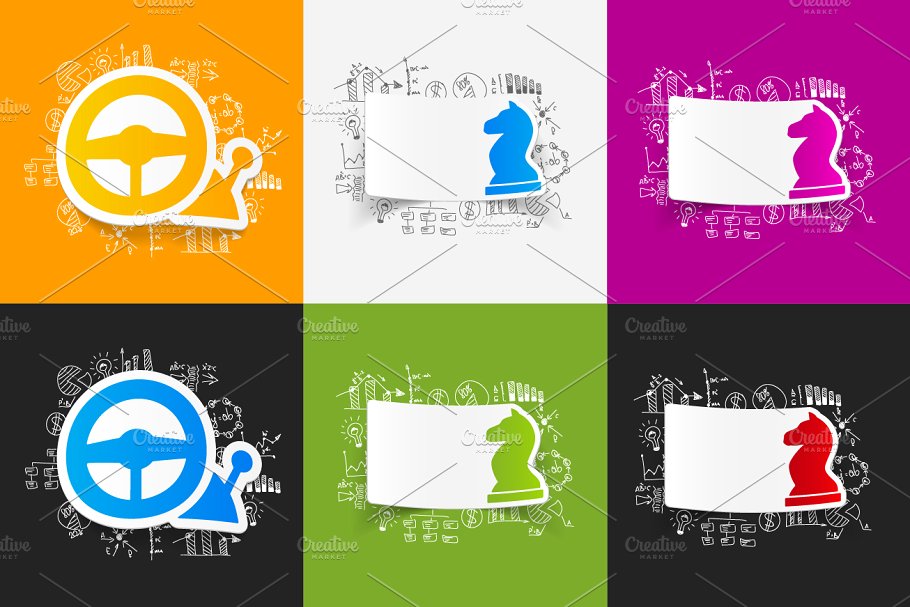 9款扑克游戏纸牌贴纸剪贴画 9 GAME STICKERS插图(2)