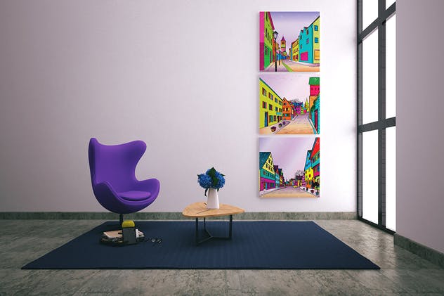 画廊艺术作品画框样机模板Vol.1 Picture Art Mockup [Vol 1]插图(8)