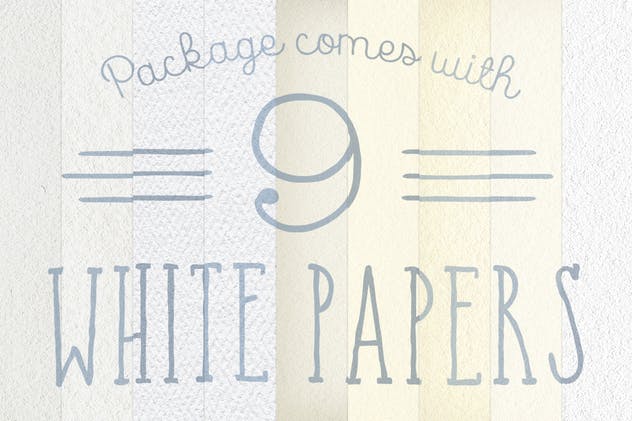 20款凸版印刷纹理纸张素材套装 72 dpi KD Letterpress Paper Textures Pack插图(1)