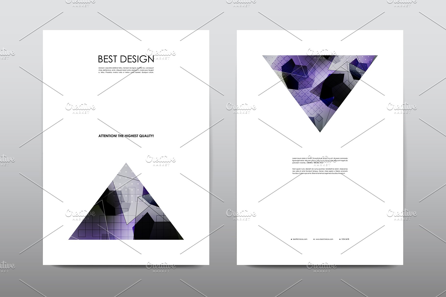 极力推荐：50+企业商业介绍宣传小册子模板 50+ Business Brochures Bundle插图(49)