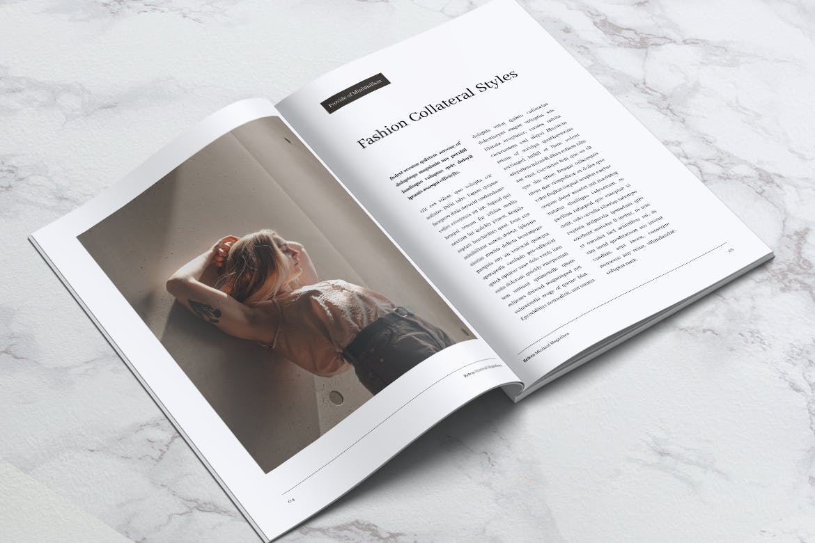 高端优雅时尚服饰杂志版式设计模板 BELEZA Fashion Magazines插图(2)