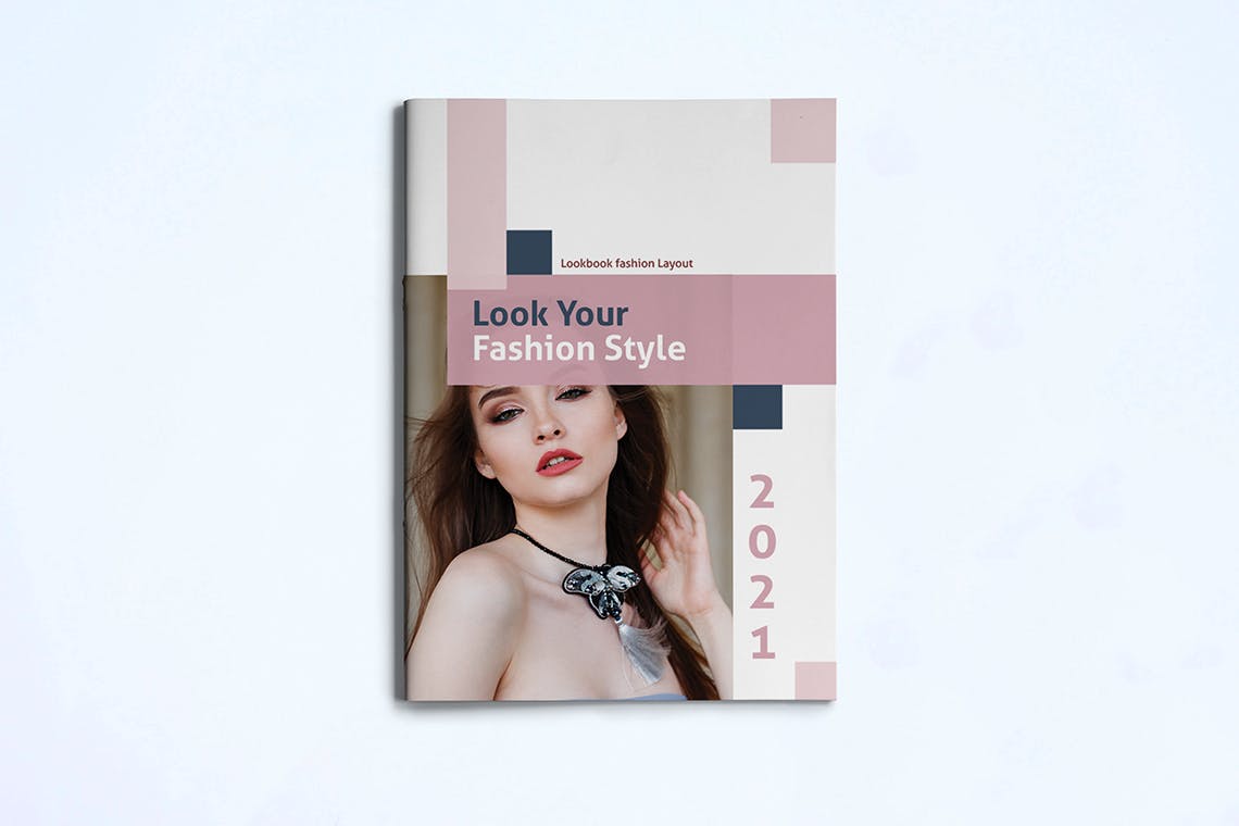 女性时尚服饰产品画册素材库精选Lookbook设计模板 Fashion Lookbook Template插图(2)