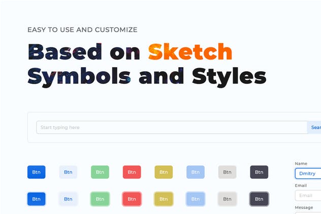 个人创意博客主页设计Sketch模板 Personal Blog Sketch Template – Mynx插图(4)