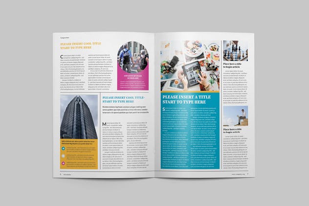 多用途新闻报纸版式设计INDD模板v2 Multipurpose Newsletter插图(4)