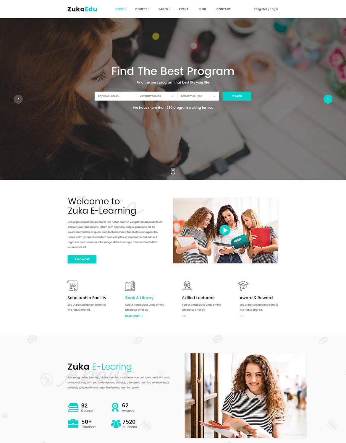 响应式设计风格多用途网站设计PSD模板 Zuka | Responsive Multi-Purpose PSD Template插图(14)