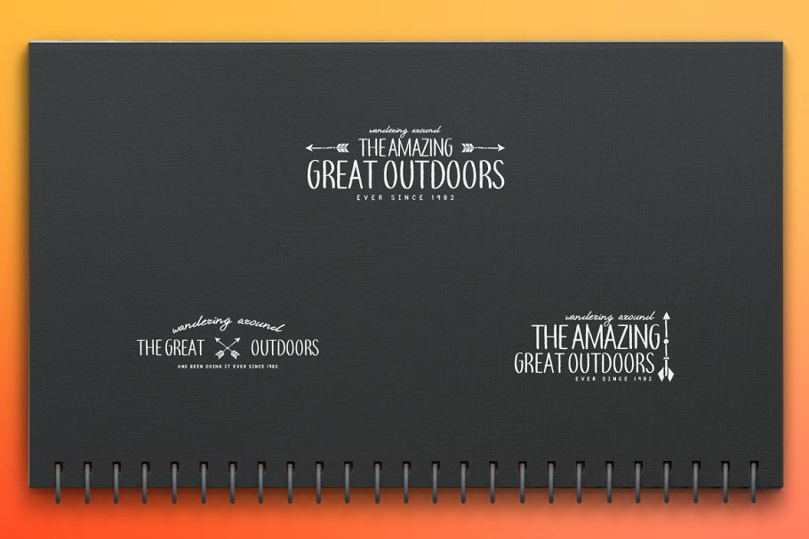 100款英文文字Logo模板 100 Fresh Logo Templates Vol.1插图(14)