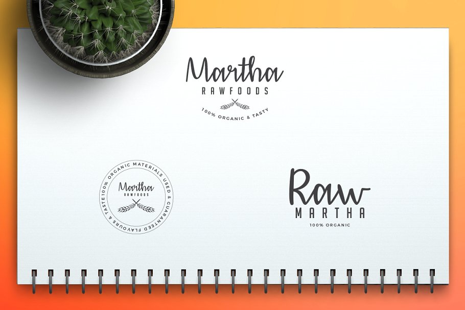 100款英文文字Logo模板 100 Fresh Logo Templates Vol.1插图(24)