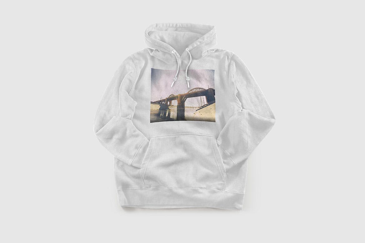 彩色连帽衫运动衫卫衣设计图样机模板 Color Hoodie Sweatshirt Mockup插图(7)