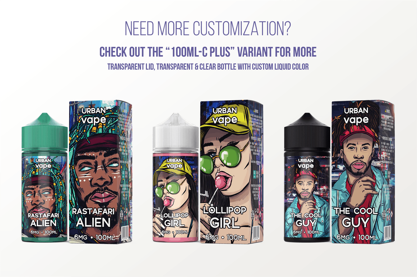 100ml电子烟油瓶外观设计预览样机 eLiquid Bottle Mockup v 100ml-C插图(7)